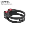 MEROCA Abrazadera de Tubo de Asiento de Bicicleta Montaña Hueca Bloqueo Varilla Rígida 31.8-34.9mm Hebilla de Asiento Anillo Accesorios de Tarjeta