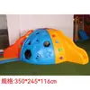 Espaço Externo para Crianças de Jardim de Infância Estrutura de Escalada Cápsula Espacial Rampa de Escalada Espessa de Plástico Interior Brinquedo de Escalada em Rocha Hemisférica