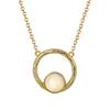 Colección de Cadena para Clavícula de Moda Estilo Bohemio Piedra Natural de Color Diseño Original Collar de Perlas Plata 925 Venta Directa