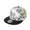 Gorra de hip hop europea y americana de moda personalizada con estampado, gorra de visera plana, nueva, a prueba de sol, combinable, protección solar, gorra de béisbol, gorra con visera