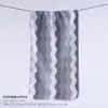 Nova Toalha de Banho Coral Veludo Padrão Ondulado, Absorvente, Macia, Estilo Desenho Animado, Respirável, Espessa, Não Solta Fiapos
