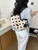 Bolso de gran capacidad para mujeres que van al trabajo, nuevo bolso tote de moda 2026 con lunares, bolso versátil y elegante de hombro y para llevar debajo del brazo
