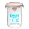 Frasco de plástico sellado para cocina, caja de frutos secos, granos, caja de almacenamiento transparente, refrigerador, conservación de alimentos, frasco de almacenamiento sellado