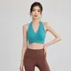 2026 Nuevo Estilo Yoga Fitness Espalda Descubierta Belleza de Espalda Yoga Pilates Chaleco Deportivo con Almohadillas en el Pecho para Mujer