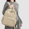 Mochila Escolar de Nuevo Estilo para Mujer, Gran Capacidad, Mochila Simple y Ligera, Estilo Coreano, Versátil, Mochila Estilo Bosque para Estudiantes de Secundaria