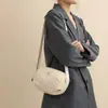 Bolso Cruzado para Mujer Nuevo, Elegante y Versátil de Este Año, Bolso de Tela de Moda para 2026, Bolso de Mano Sencillo de Color Sólido