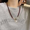 Collar Vintage de Hebilla Segura de Dos Usos para Mujer, Estilo ins, Diseño de Nicho, Cadena de Lana con Sentido Cibernético, Elegante Cadena para Clavícula