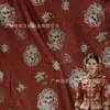 Conejo de Jade KoiNuevo Chaleco de Tela Hanfu Estilo Chino Falda Ma Mian Ropa Formal Color Tejido Jacquard Brocado Tela
