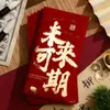 Sobres Rojos Personalizados Creativos con Estampado Dorado para Éxito Académico Nuevo para Exámenes de Admisión Universitaria con Altas Esperanzas para el Futuro