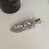 Grampo de Cabelo Full Diamond Estilo Zhang Yuqi Coreano Luxo Leve Diamante Rosa Exquisito Grampo de Cabelo para Franja Perfeita Acessório de Cabelo