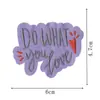 Novos Adesivos de Tecido Bordados com Citações Inspiradoras de Celebridades para Decoração de Roupas Adesivos de Patches de Letras Energia Positiva Patches Bordados Passar a Ferro
