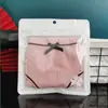 Bolsa de embalaje para ropa interior en inglés, bolsa individual para calzoncillos de hombre y mujer, pantalones boxer, bolsa autosellante, bolsa transparente en stock