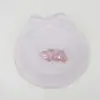 Miçangas Acrílicas AB Eletrodepositadas Coloridas com Furo Reto em Formato de Coração Miçangas DIY Corrente de Celular Pulseira Brincos Acessórios de Joias