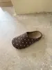 Primeiro Encontro Temporada Chinelos de Feltro Fofos Femininos Outono Roupa Externa 2026 Novos Mules Slip-on de Solado Macio Meio Chinelos Birkenstock Bo