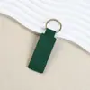 Chaveiro de Liga de Zinco e Couro PU Artesanal DIY Pingente Criativo para Bolsa Corrente para Celular Pingente Acessórios de Joia
