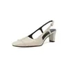 Llegada Nueva Verano 2024 Sandalias de Tacón Alto de Piel de Oveja para Mujer Color Rojo Vino Francés Punta Cuadrada Espalda Descubierta Tacón Grueso Estilo Retro Elegante