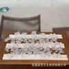 Cristal Blanco Natural Lazo Nudo Wenwan Accesorios Pulsera DIY Hecha a Mano Pulsera Pulsera Adorno Adornos de Moda Accesorios S3867