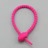 Cuerda de silicona brida de silicona cable de silicona extensible suave cordón para llavero material para colgante de bolsa de juguete de muñeca DIY