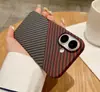 Para iPhone 18 Pro Max Funda Magnética de Fibra de Carbono Apple 17 Kevlar Mate Cubierta Protectora 15