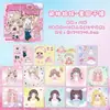 Livro de Adesivos Fofos Pomelo Sisters Vestir Vários Guarda-roupas Menina Cena de Princesa Manual de Adesivos Colagem DIY Infantil