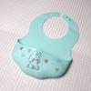 Babador de Silicone com Bolso para Arroz Bebê Impermeável Grau Alimentício Babador de Silicone para Comer Bolso de Saliva de Silicone Taxa Antibacteriana 99,9