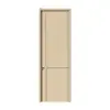 Suministro directo de fábrica puerta de madera maciza compuesta de alta fijación lujo ligero costura de belleza con tira de aluminio artesanía puerta para sala de estar dormitorio hotel apartamento