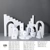 Conjunto de Geometria para Fotografia Produto Bebida Fotografia Gourmet Adereços Espuma Cor Cubo Pequeno Cosméticos Mesa