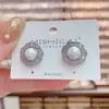 Brincos de Pérola com Zircônia Microincrustada Elegantes e Modernos Estilo Coreano para Mulheres, Design de Nicho, Brincos de Celebridade da Internet para o Dia a Dia, Brincos Versáteis