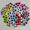 Accesorios Redondos de Resina para Manualidades para Tocados, Gafas, Fundas de Teléfono, Piezas de Resina en Forma de Corazón, Pegamento de Crema y Materiales para Zapatos Crocs