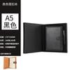 Funda para Cuaderno de Hojas Sueltas A5 con Logo Personalizado, Cuaderno con Hebilla de Cuero Suave, Cuaderno de Regalo para Oficina de Negocios, Caja de Regalo