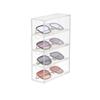 Caja de Almacenamiento de Gafas Tipo Cajón de Escritorio Caja de Almacenamiento Transparente Simple con Múltiples Compartimentos Organizador de Cosméticos y Artículos Varios para Dormitorio de Estudiantes