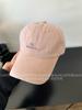 Liangfang American Street Simples Bordado Pequeno Letra Lavado Chapéu de Beisebol Chapéu de Beisebol Masculino e Feminino Curvado com Contas