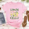 Camiseta Vintage Licor de Limón La Dolce Vita Camiseta con Diseño Creativo de Limón Camiseta Italiana Moda de Verano