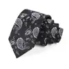 Corbata de hombre con patrón paisley, anudada a mano, estilo nuevo, poliéster, 8 cm, corbata personalizada de alta gama