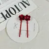 Horquilla de Flor con Pedrería de Colores Brillantes Estilo Nuevo, Pinza para el Cabello Fresca y Elegante Estilo Hada para Flequillo y Cabello Lateral