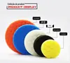 Disco de polimento hexagonal padrão futebolístico transfronteiriço, roda de esponja para encerar, polimento de carro, enceramento, selante de brilho, placa de esponja de 3-7 polegadas