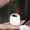 Conjunto de Chá Kung Fu de Cerâmica Acessórios para Cerimônia do Chá Pequena Caixa de Chá Pu'er Balde de Chá Tanque de Chá Tanques de Armazenamento de Chá Tanques Selados Domésticos