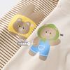 Camiseta Interior Base para Primavera y Otoño 2025, Ropa para Bebés de Primavera y Otoño, Camiseta Casual de Manga Larga, Atuendo de Otoño para Niños, Niños Pequeños y Bebés con Diseño Estampado
