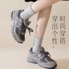 Calcetines Grises para Mujer Verano Finos de Algodón Calcetines de Media Pantorrilla Transpirables Calcetines de Encaje Antifúngicos Calcetines sin Costuras Serie Miu Calcetines de Felpa