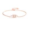 Outlet de Fábrica Nuevo Pulsera de Monedas de Dinero Estilo Chino Femenina Plata S925 Simple Retro Guofeng Hongyun Pulsera de Monedas de Cobre