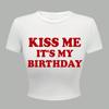Camiseta de Manga Corta Estampada Ajustada de Cuello Redondo para Mujer Europea y Americana Transfronteriza Amazon AliExpress Top Dulce y Picante Urbano