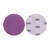 Disco de Lija de Arena Púrpura de 3 pulgadas Lija Flocada Lija Púrpura Lija para Pulir Pintura Papel de Lija para Metal
