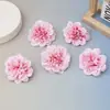 Flor Dália acessórios feitos à mão materiais de decoração DIY acessórios para roupas de festa à noite tecido de bio-seda flores artificiais estilo europeu