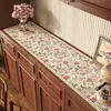 Alfombrilla Protectora para Aparador de Comedor de Lujo Ligero Estilo Americano, Impermeable, a Prueba de Suciedad, a Prueba de Polvo, Alfombrilla para Mesa de Gabinete de TV, Alfombrilla para Gabinete de Zapatos de Entrada