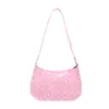 Moda Estilo Coreano Comércio Exterior Superfície Espelhada Portátil Pequena Bolsa Quadrada Outono 2026 Nova Bolsa de Ombro Elegante com Bolinhas Bolsa de Axila para o Dia a Dia