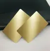 Acero Inoxidable Color Natural Tarjeta en Blanco Tarjeta de Presentación Metálica Lista para Producción Tarjeta de Membresía Hecha a Medida Negocio Creativo DIY Hecho por Uno Mismo