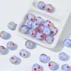 Populares Cuentas de Vidrio de Lunares Coloridos de 12 mm para Manualidades, Cuentas Redondas Perforadas Sueltas, Material de Cuentas, Accesorios para Pendientes, Colgantes, Joyería