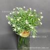 Simulación de plantación verde Gymnolus para boda, ramo de flores con pegamento suave, cifrado manual, Gymnolus de plástico, simulación de flores falsas al por mayor
