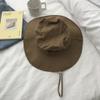 Sombrero de vaquero occidental para mujer, de verano, para acampar al aire libre, montañismo, sombrero de pescador de ala grande para hombre, con protección solar y diseño japonés, a la moda