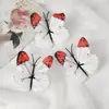 Borboleta Colorida de Tecido Simulada Impressão 3D Acessórios de Adorno de Cabeça Antigos Pacote de Material para Grampo de Cabelo DIY Fotografia Arte Floral
